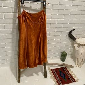 Wild Fable Corduroy Burnt Orange Dress, size M